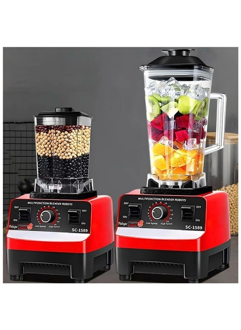 Digital 2-in-1 Electric Blender with Multifunctional Grain Mill, 2L Capacity - Image 2